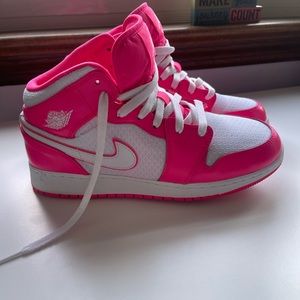 Hot Pink Jordan 1 Mid